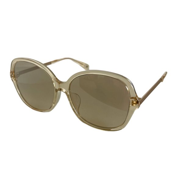 Kate Spade Women Sunglasses Kaiya Crystal beige Oversize Square 57-16-140 - Picture 1 of 10